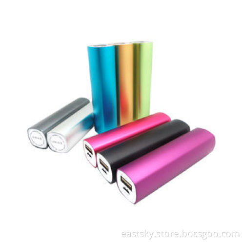 Aluminum power bank charger, stylish, compact, portable and fashionable design